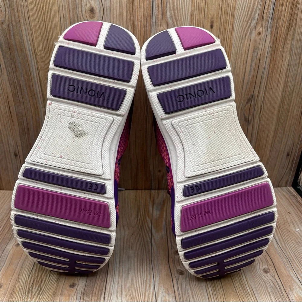 Vionic Orange and Purple Women's Athletic Sneakers